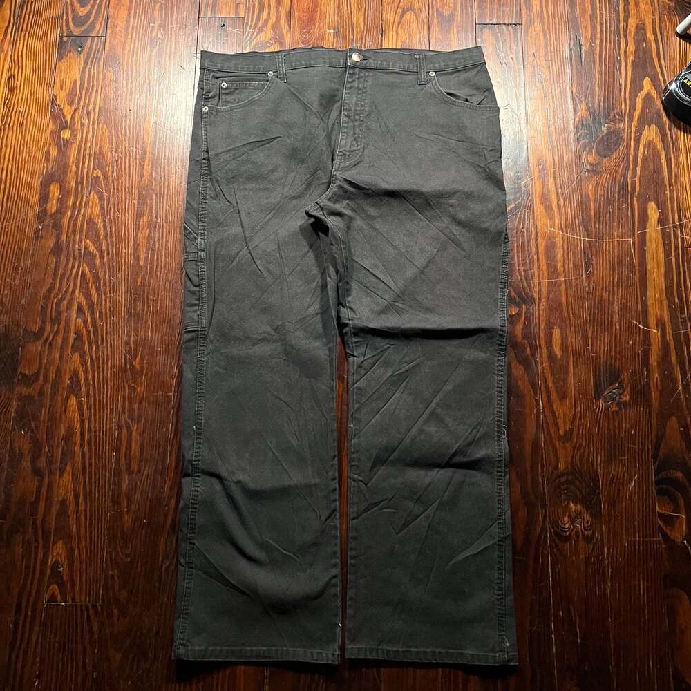 Dickies 38 Workwear Cargo Pants Black Baggy